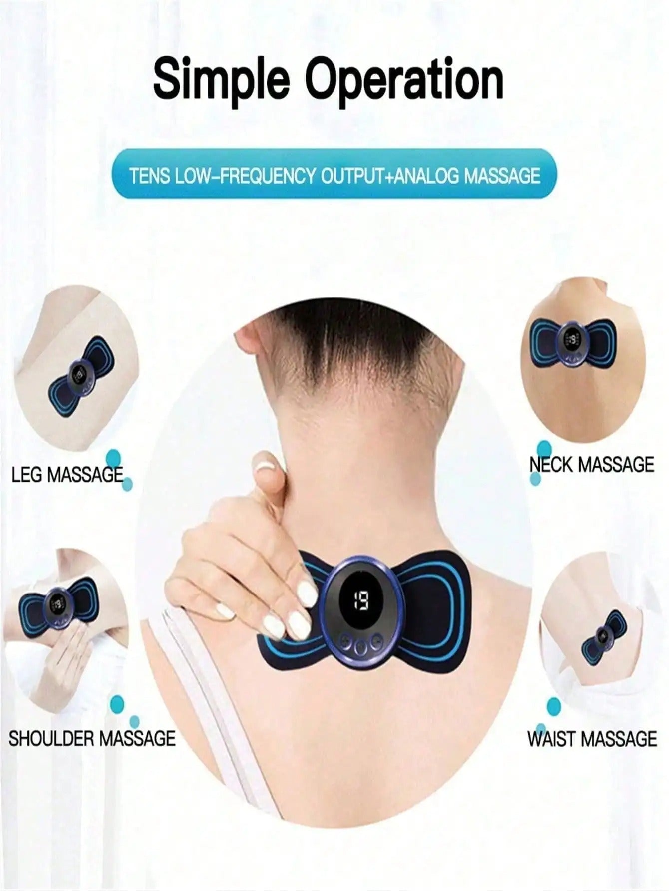 Mini body muscle massager
