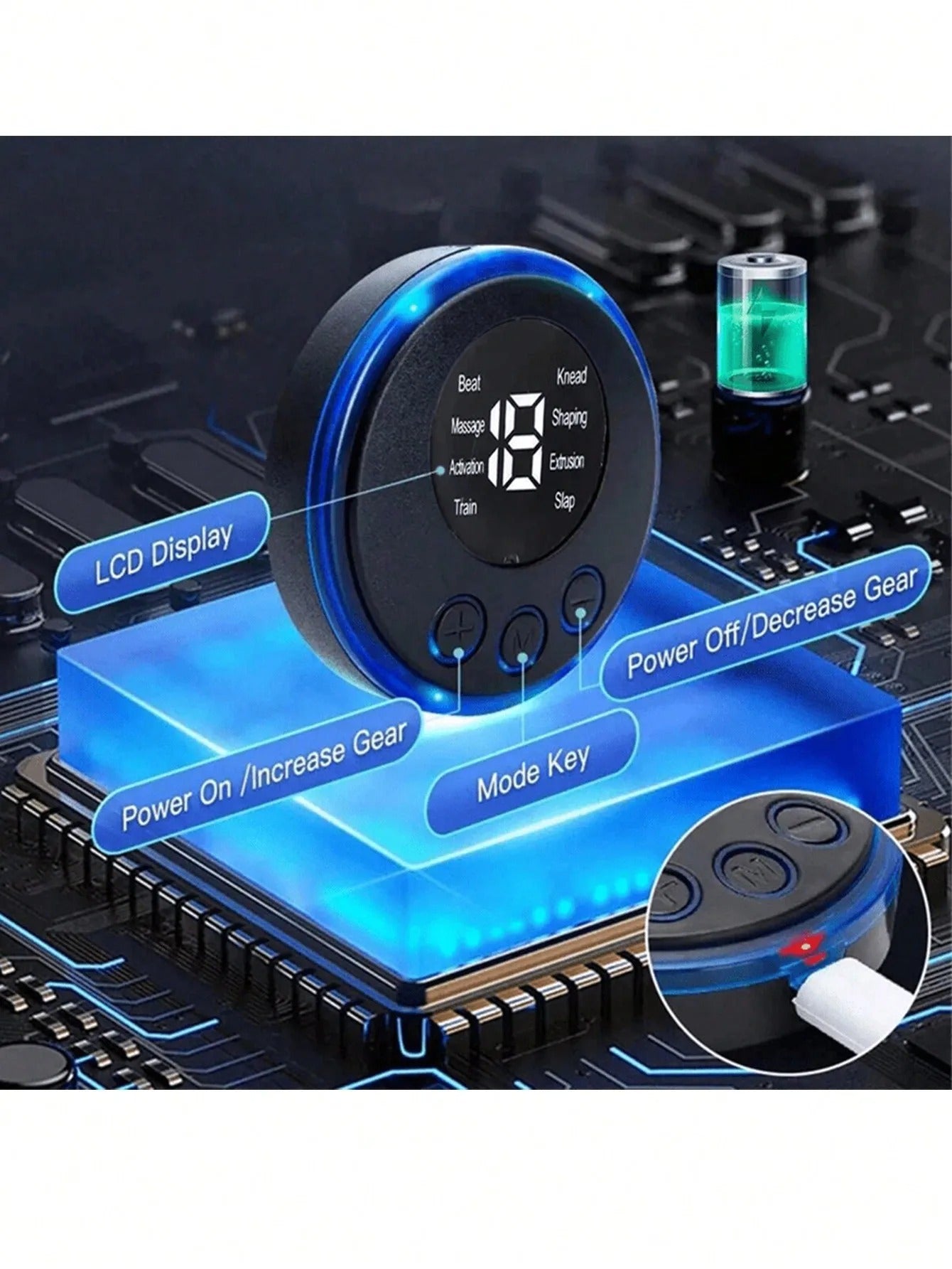 Mini body muscle massager